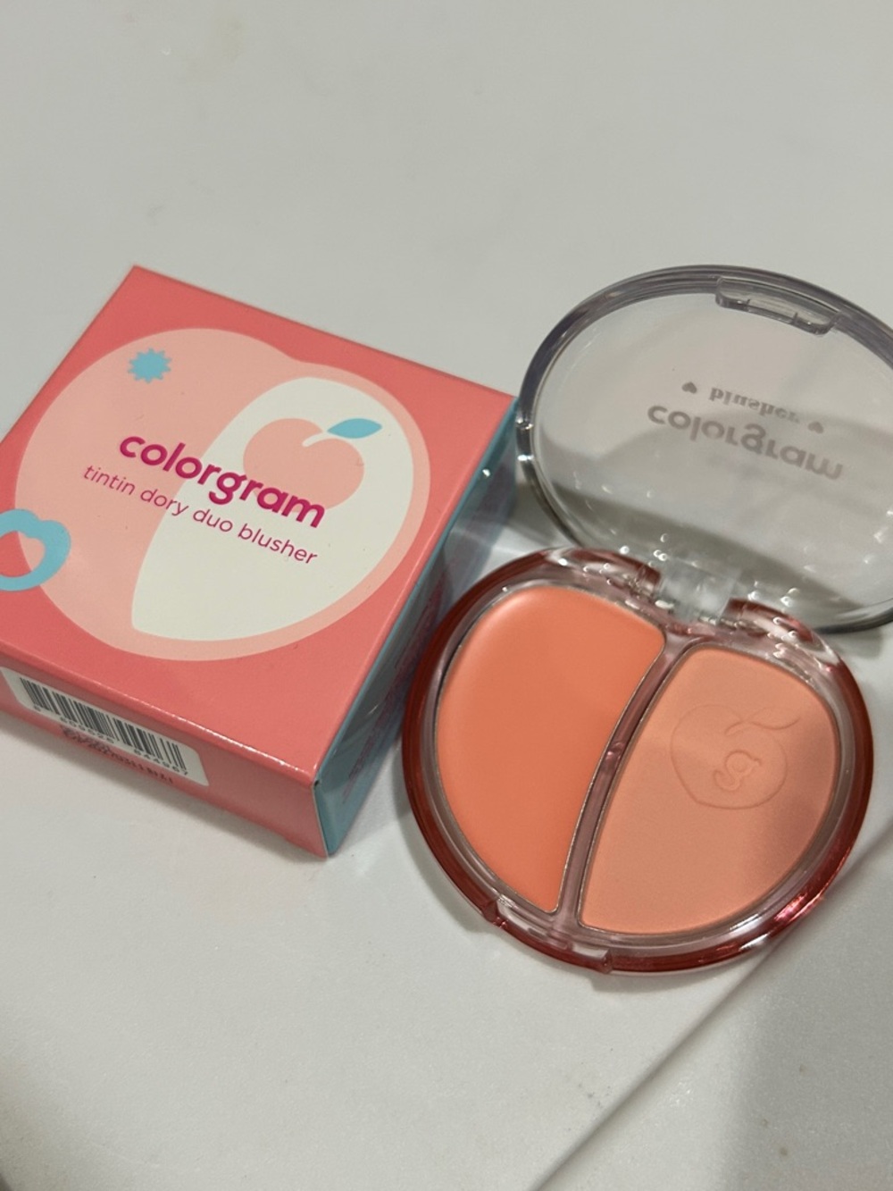 Tintin Dory Duo Blusher — Peachy Coral